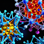 **Image Prompt for DFT and Molecular Modeling**:
   "A visually striking representation of molecular modeling using Density Functional Theory (DFT). Show intricate molecular structures and electronic interactions with vibrant colors, illustrating the precision and clarity achieved through modern simulation techniques in quantum chemistry."