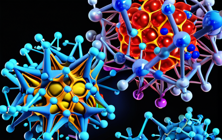 **Image Prompt for DFT and Molecular Modeling**:
"A visually striking representation of molecular modeling using Density Functional Theory (DFT). Show intricate molecular structures and electronic interactions with vibrant colors, illustrating the precision and clarity achieved through modern simulation techniques in quantum chemistry."