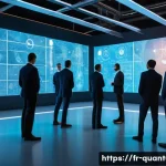 양자암호화의 국가별 법적 규제 - **Prompt:** A futuristic, dynamic digital construction site for quantum cybersecurity frameworks in ...