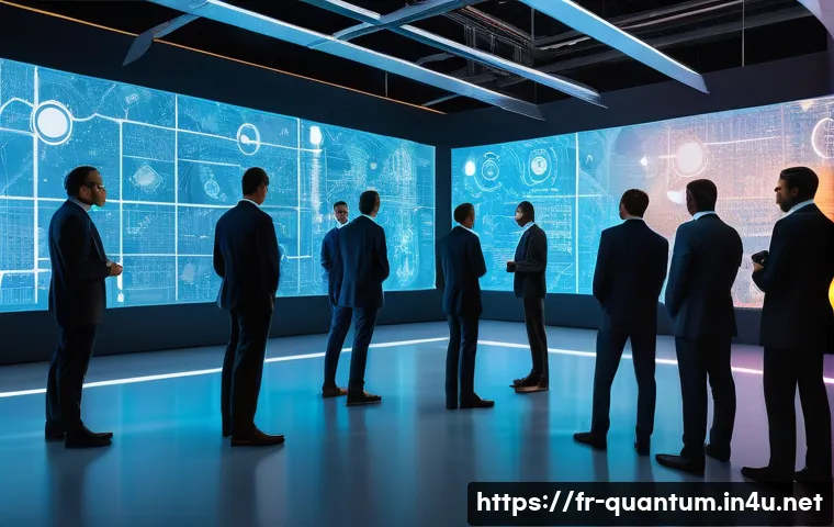 양자암호화의 국가별 법적 규제 - **Prompt:** A futuristic, dynamic digital construction site for quantum cybersecurity frameworks in ...